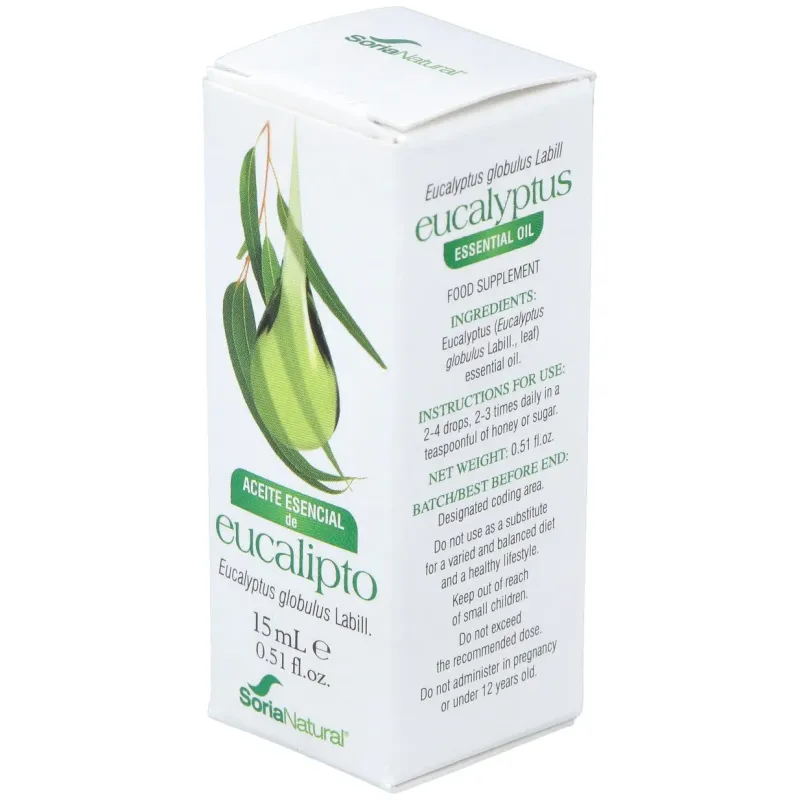 Soria natural aceite esencial de eucalipto 15ml | Farmacia Barata