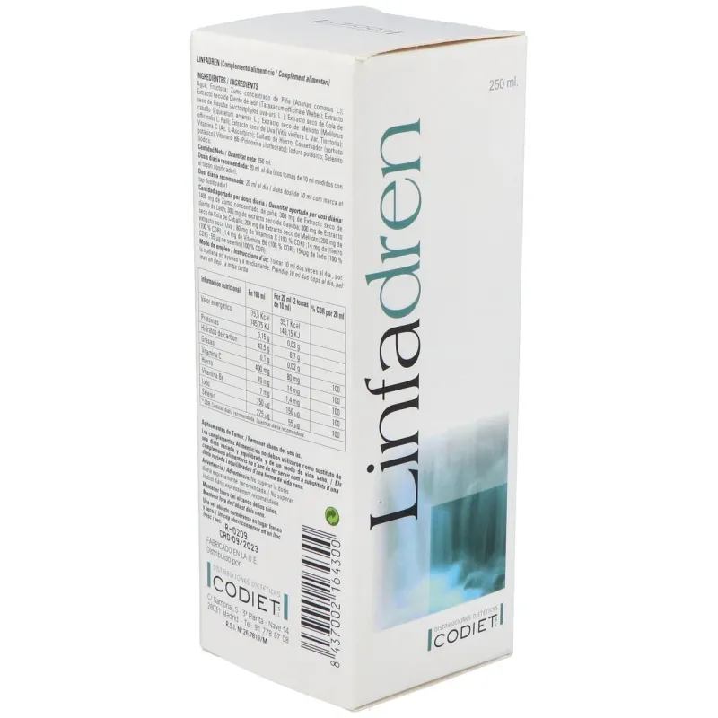 Codiet linfadren drenante linfático 250ml | Farmacia Barata