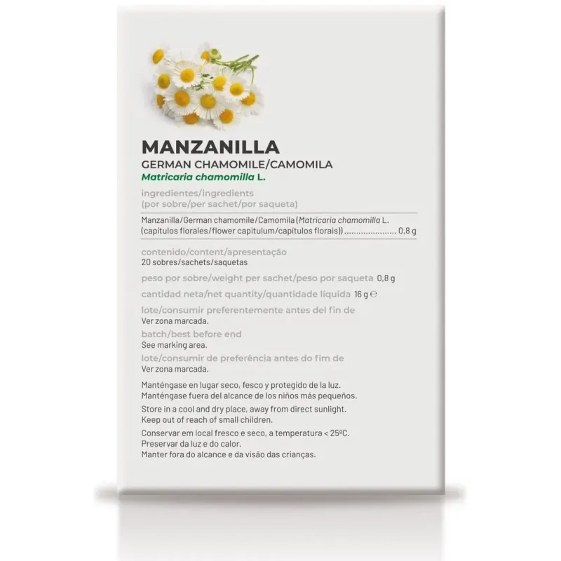 Soria natural manzanilla infusión 20 filtros | Farmacia Barata