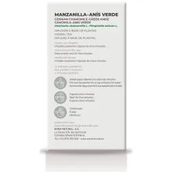 Soria natural manzanilla con anís infusión 20 filtros | Farmacia Barata
