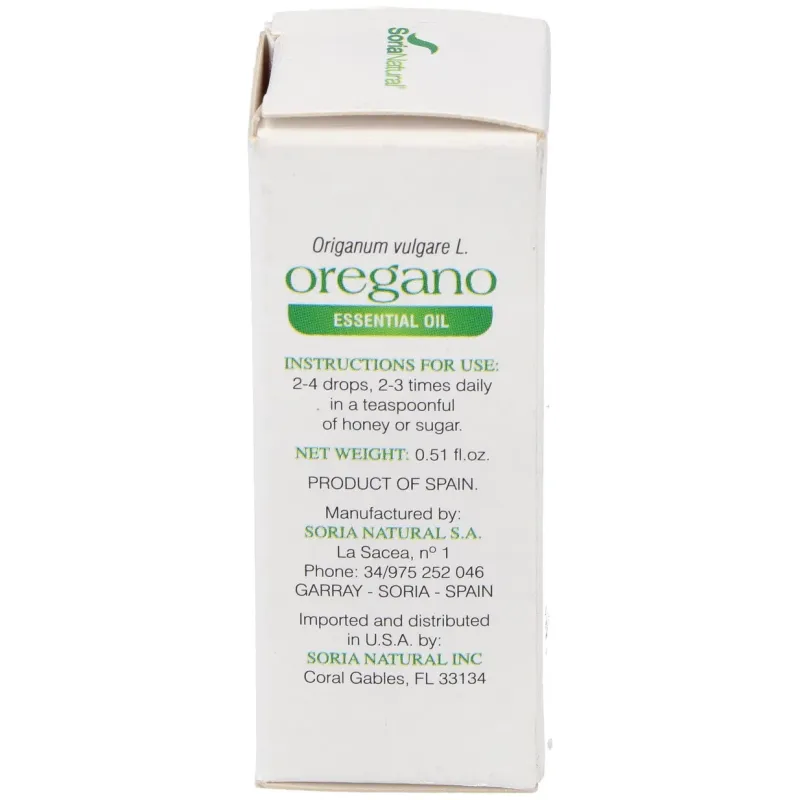 Soria natural aceite esencial oregano 15cc | Farmacia Barata