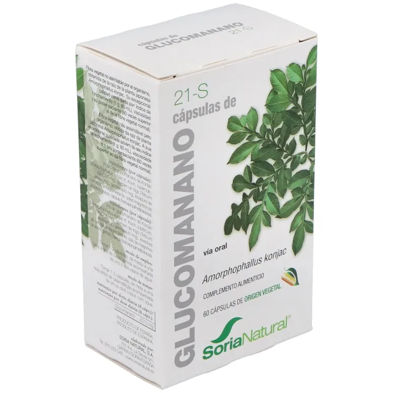Cap.s 21 glucomanano 60cap. | Farmacia Barata