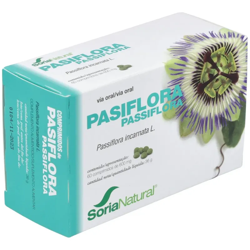 Pasiflora 60 comp soria natural | Farmacia Barata
