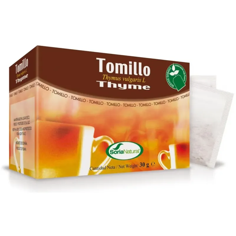 Soria natural tomillo infusión 20 filtros | Farmacia Barata Soria natural tomillo infusión 20 filtros | Farmacia Barata
