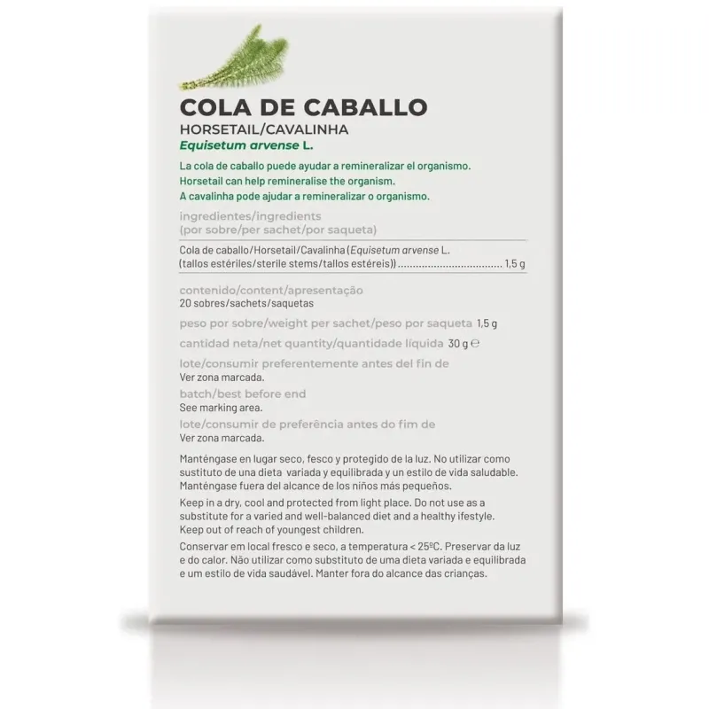 Soria natural infusion cola de caballo 20 filtros | Farmacia Barata Soria natural infusion cola de caballo 20 filtros | Farmacia Barata