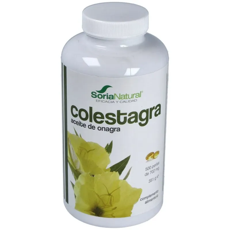 Soria natural colestagra aceite de onagra 500 perlas | Farmacia Barata Soria natural colestagra aceite de onagra 500 perlas | Farmacia Barata