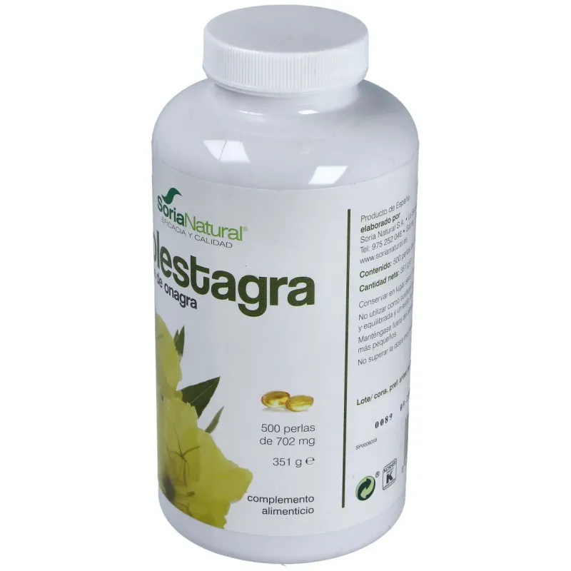 Soria natural colestagra aceite de onagra 500 perlas | Farmacia Barata Soria natural colestagra aceite de onagra 500 perlas | Farmacia Barata