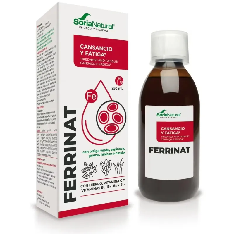 Soria natural ferrinat 250ml | Farmacia Barata