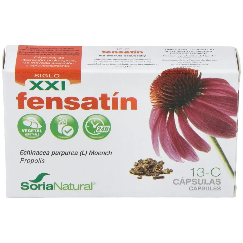 Cap.c-13 fensatin xxi echinacea+propoleo 30cap. | Farmacia Barata