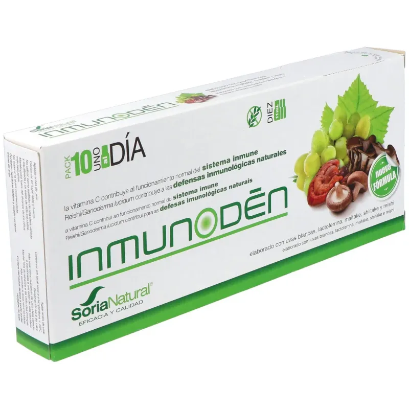 Soria natural inmunoden 10 viales | Farmacia Barata