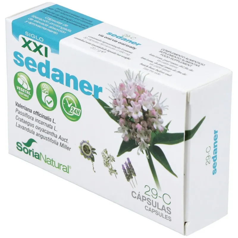 Cap.c-29 sedaner xxi valer+espin+pasif+lava 30cap. | Farmacia Barata