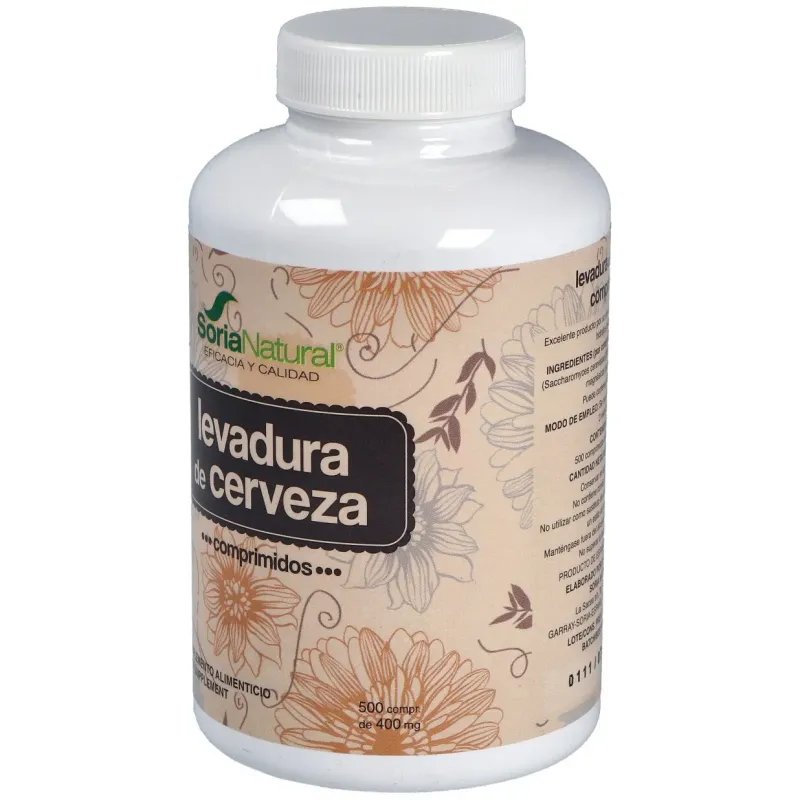 Soria natural levadura de cerveza 500comp | Farmacia Barata Soria natural levadura de cerveza 500comp | Farmacia Barata