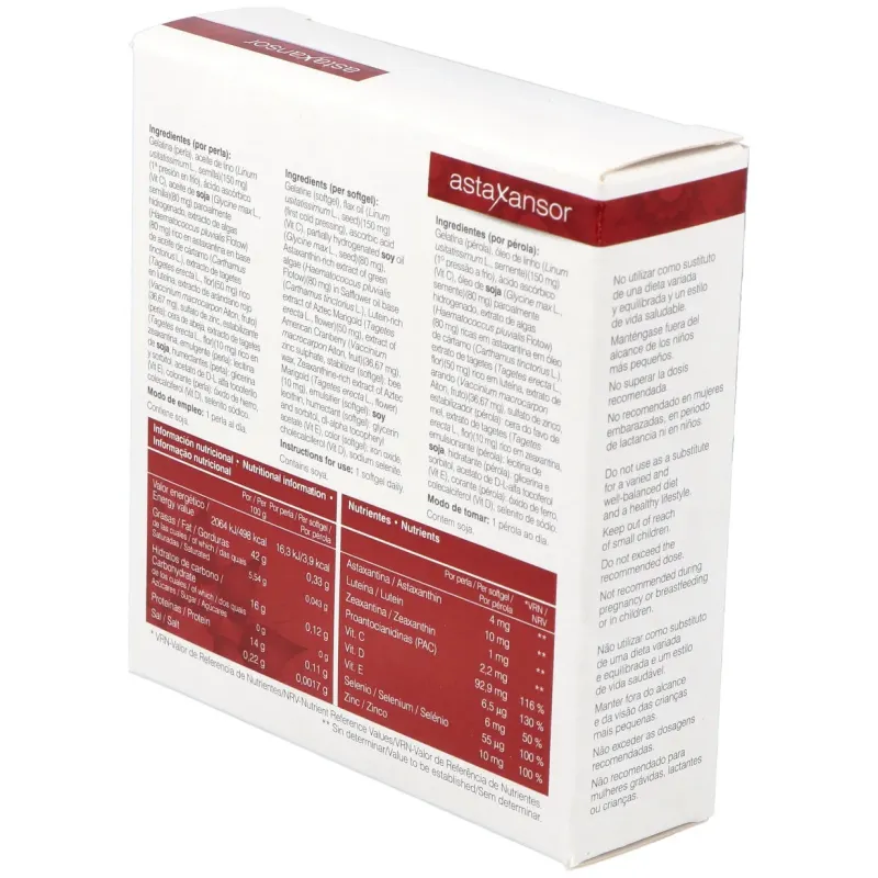 Soria natural astaxansor 30 perlas | Farmacia Barata Soria natural astaxansor 30 perlas | Farmacia Barata