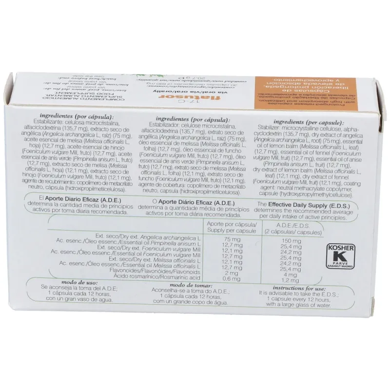 Cap.c-17 flatusor xxi ang+anis+hinoj+melis 30cap. | Farmacia Barata