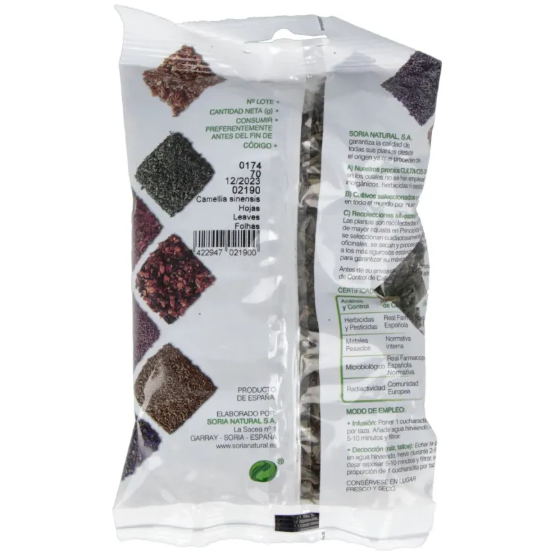 Soria natural infusion te verde 70g | Farmacia Barata Soria natural infusion te verde 70g | Farmacia Barata
