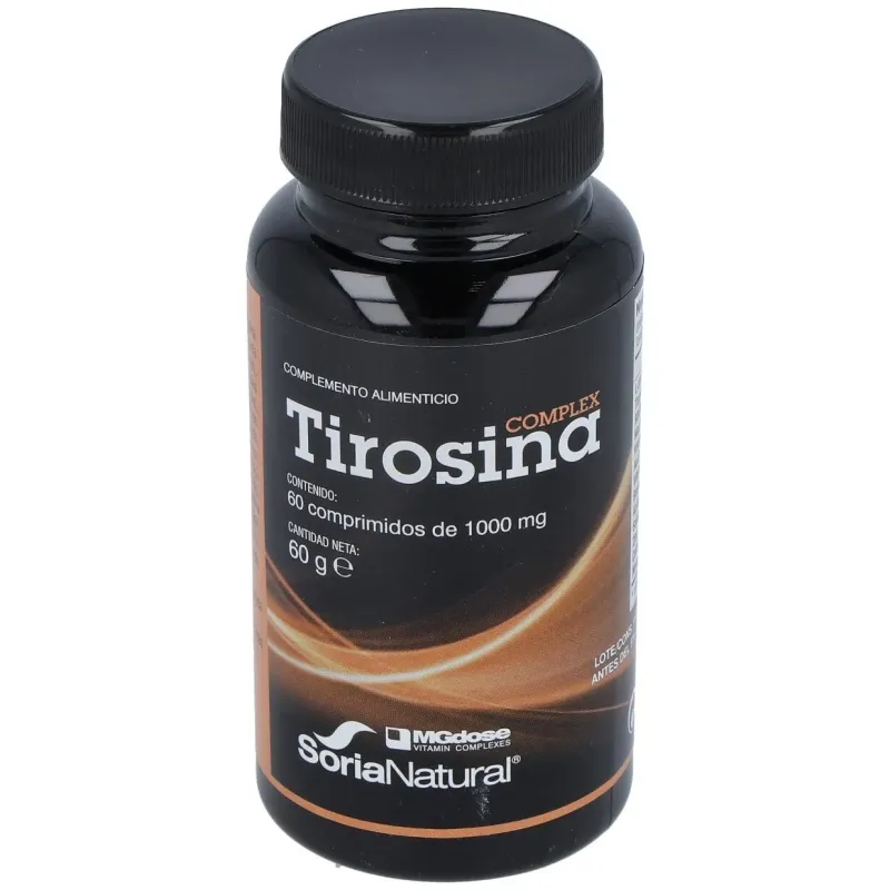 Mgdose tirosina complex 1000mg 60comp | Farmacia Barata