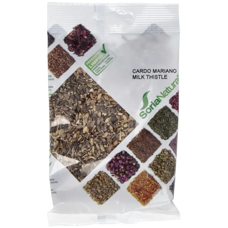 Soria natural cardo mariano semillas bolsa 75g | Farmacia Barata Soria natural cardo mariano semillas bolsa 75g | Farmacia Barata