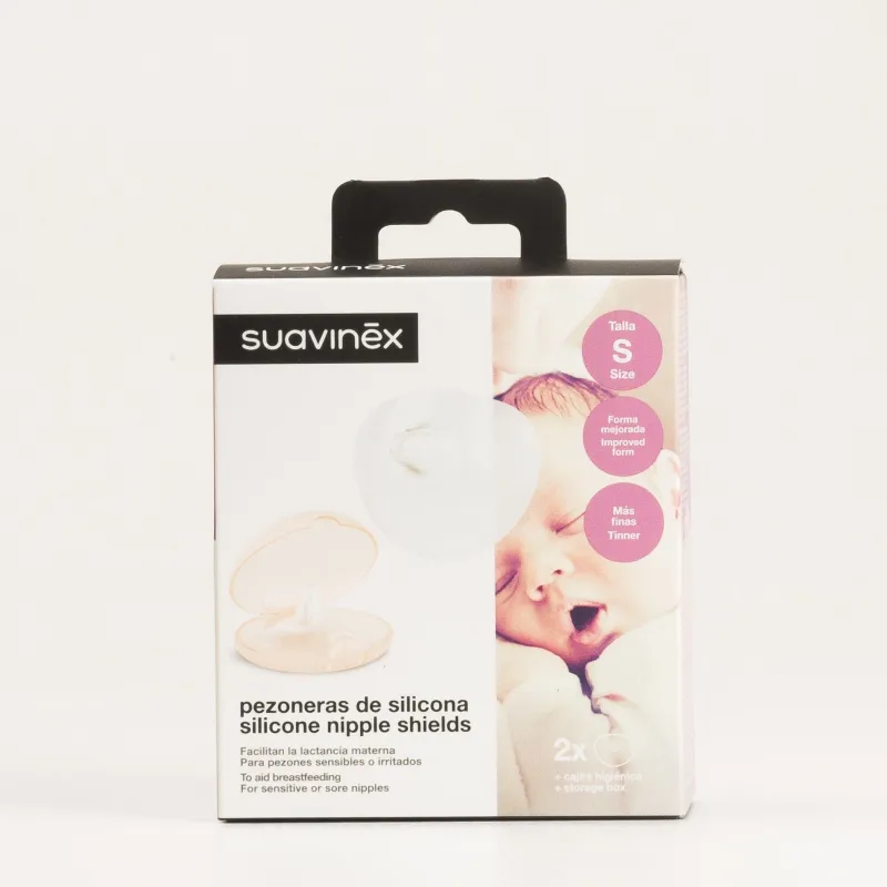 Suavinex Pezonera Silicona Talla S, 2Uds. Suavinex Pezonera Silicona Talla S, 2Uds.