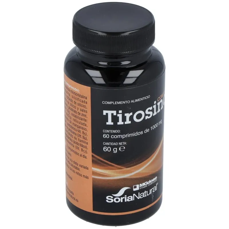 Mgdose tirosina complex 1000mg 60comp | Farmacia Barata