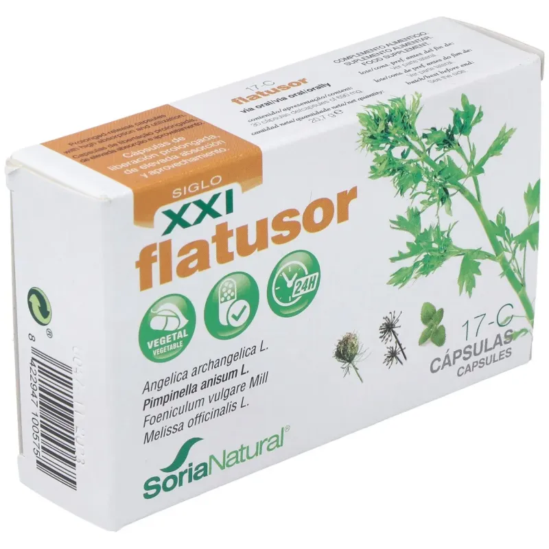 Cap.c-17 flatusor xxi ang+anis+hinoj+melis 30cap. | Farmacia Barata