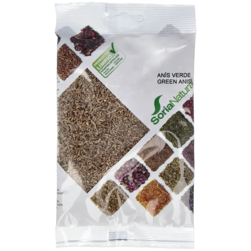 Soria natural anís verde bolsa 60g | Farmacia Barata Soria natural anís verde bolsa 60g | Farmacia Barata