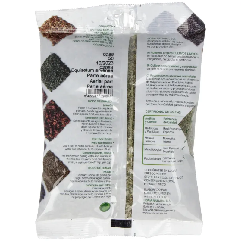 Soria natural cola de caballo bolsa 50g | Farmacia Barata Soria natural cola de caballo bolsa 50g | Farmacia Barata