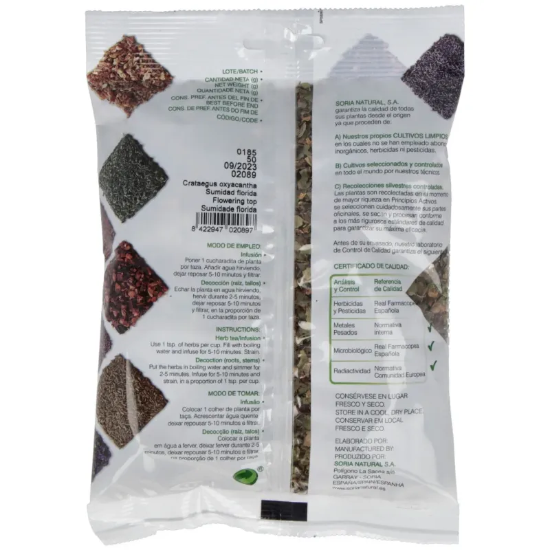 Soria natural espino blanco bolsa 50g | Farmacia Barata