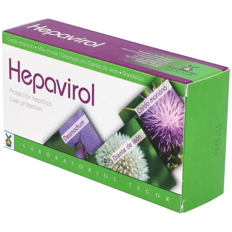 Tegor hepavirol 60caps | Farmacia Barata