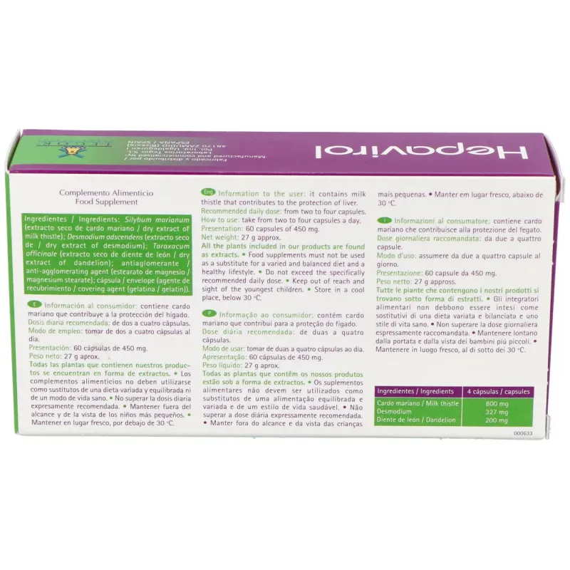 Tegor hepavirol 60caps | Farmacia Barata