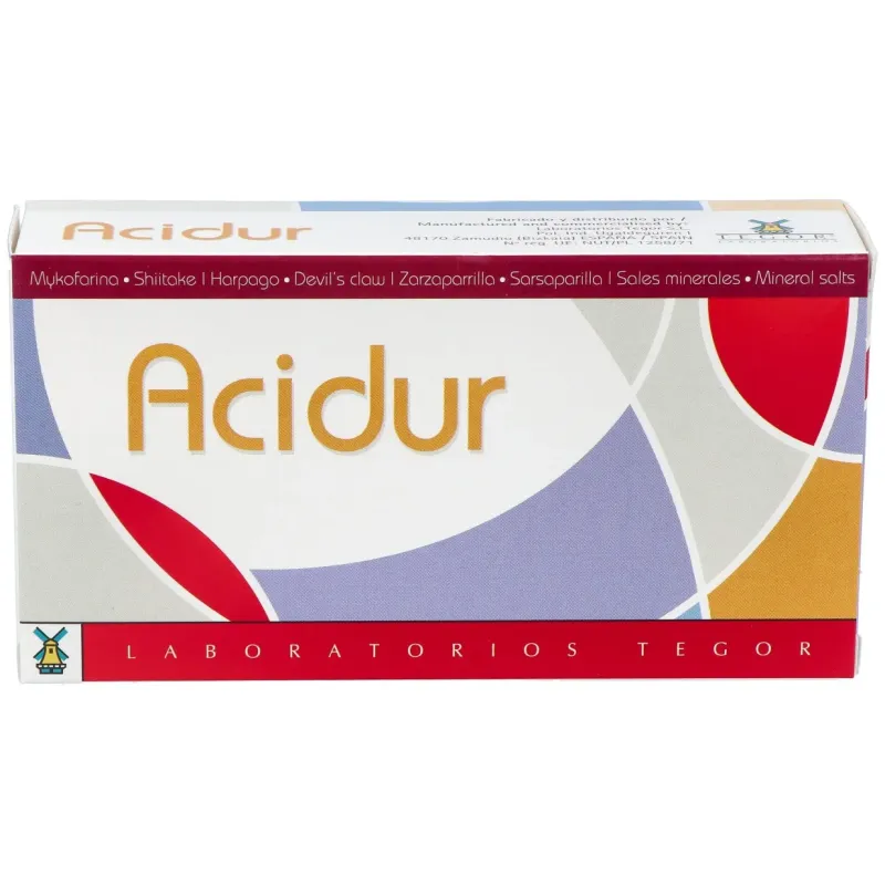 Tegor acidur 60caps | Farmacia Barata