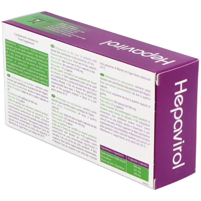 Tegor hepavirol 60caps | Farmacia Barata
