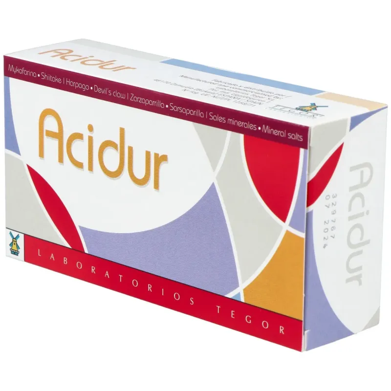Tegor acidur 60caps | Farmacia Barata