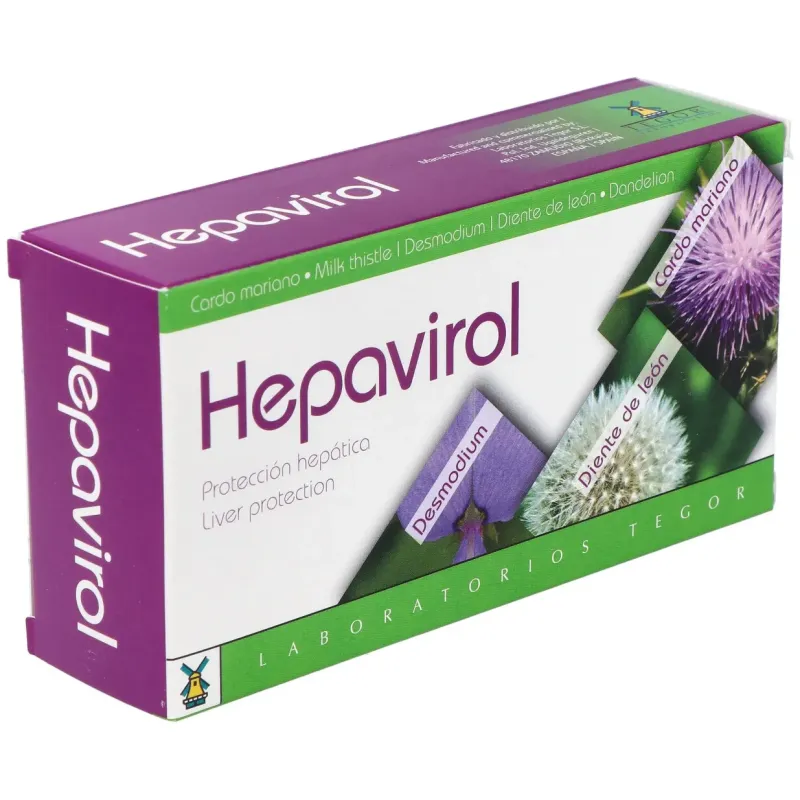 Tegor hepavirol 60caps | Farmacia Barata