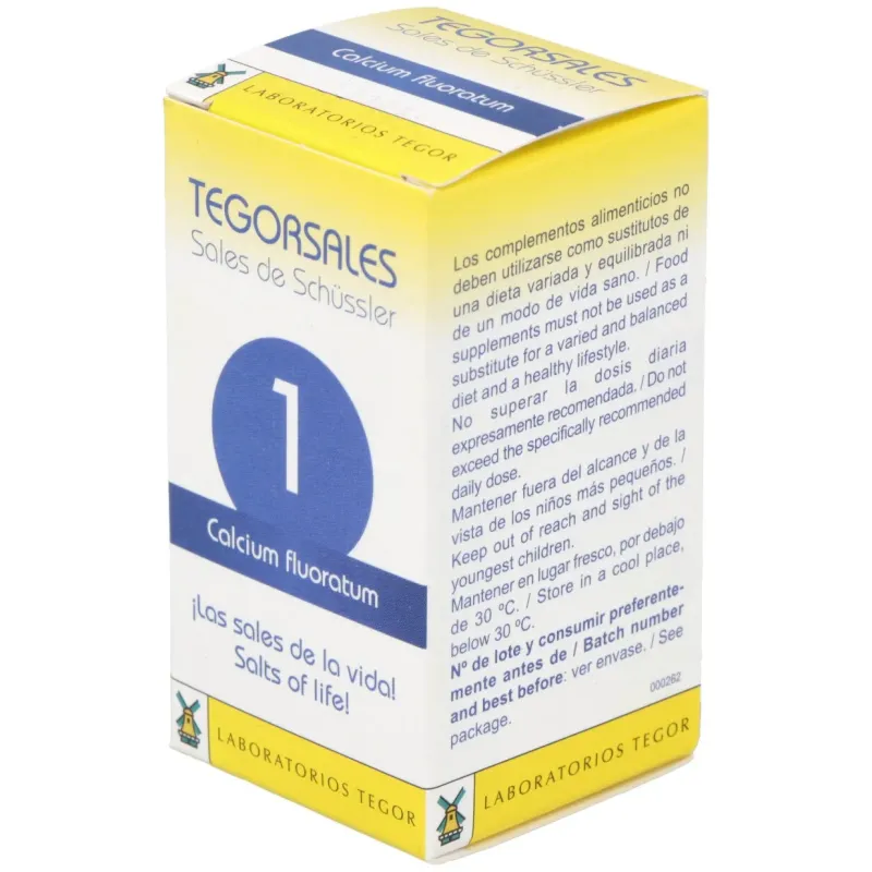 Calcium-fluor.d12 tegorsales (nº1) 350 comp.20g | Farmacia Barata