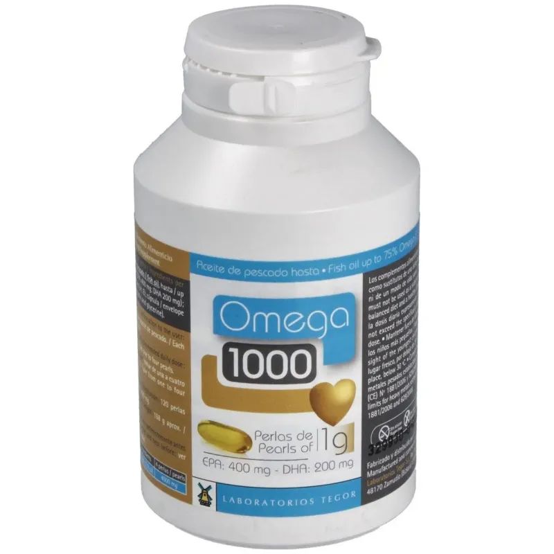 Tegor omega 1000 120 perlas | Farmacia Barata
