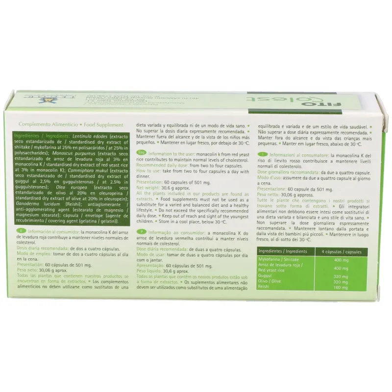 Fito colest 60cap. | Farmacia Barata