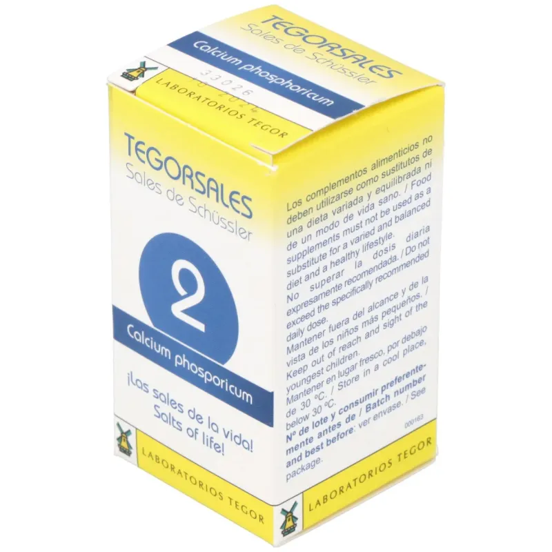 Calcium-phosp.d6 tegorsales (nº2) 350 comp.20g | Farmacia Barata