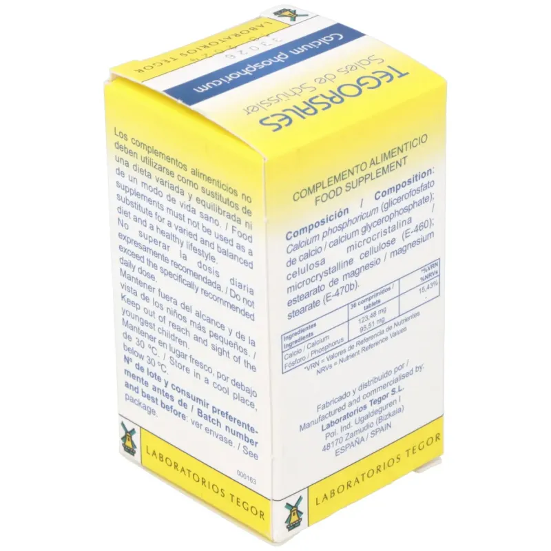 Calcium-phosp.d6 tegorsales (nº2) 350 comp.20g | Farmacia Barata
