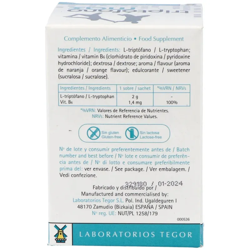 Triptofano max 14sbrs. | Farmacia Barata