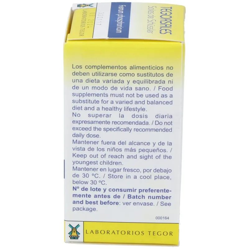 Tegor tegor sal 3 ferrum phosphoricum 350comps | Farmacia Barata Tegor tegor sal 3 ferrum phosphoricum 350comps | Farmacia Barata