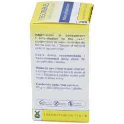 Tegor tegor sal 5 kalium phosphoricum 350comps | Farmacia Barata Tegor tegor sal 5 kalium phosphoricum 350comps | Farmacia Barata