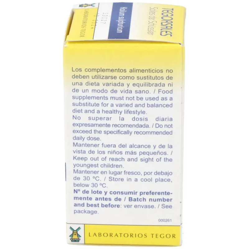 Tegor tegor sal 6 kalium sulphuricum 350comps | Farmacia Barata Tegor tegor sal 6 kalium sulphuricum 350comps | Farmacia Barata