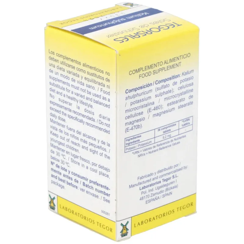 Tegor tegor sal 6 kalium sulphuricum 350comps | Farmacia Barata Tegor tegor sal 6 kalium sulphuricum 350comps | Farmacia Barata