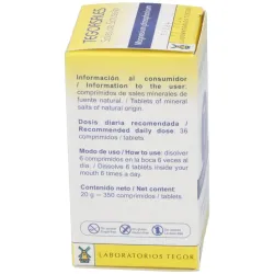 Magnesium-phos.d6 tegorsales (nº7) 350 comp.20g | Farmacia Barata