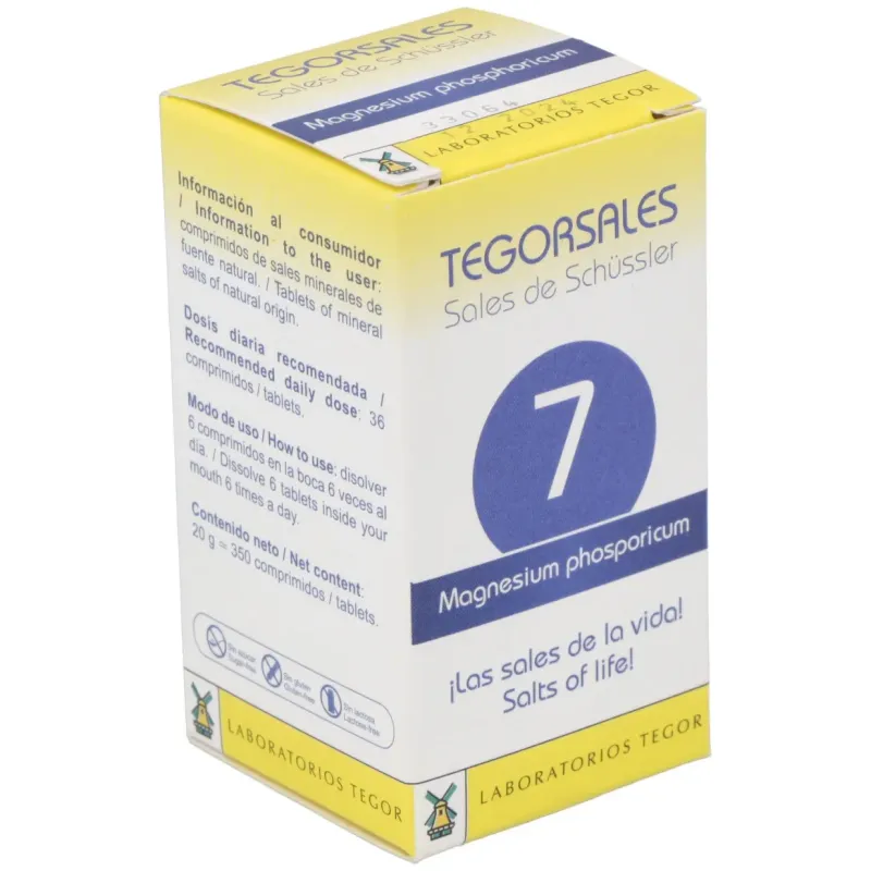 Magnesium-phos.d6 tegorsales (nº7) 350 comp.20g | Farmacia Barata
