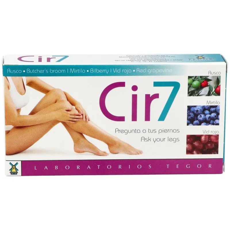 Cir 7 (circulacion) 40caps. agbio | Farmacia Barata