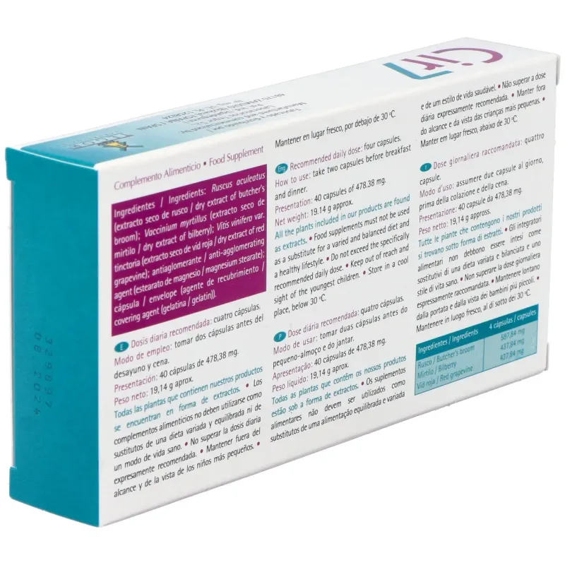 Cir 7 (circulacion) 40caps. agbio | Farmacia Barata