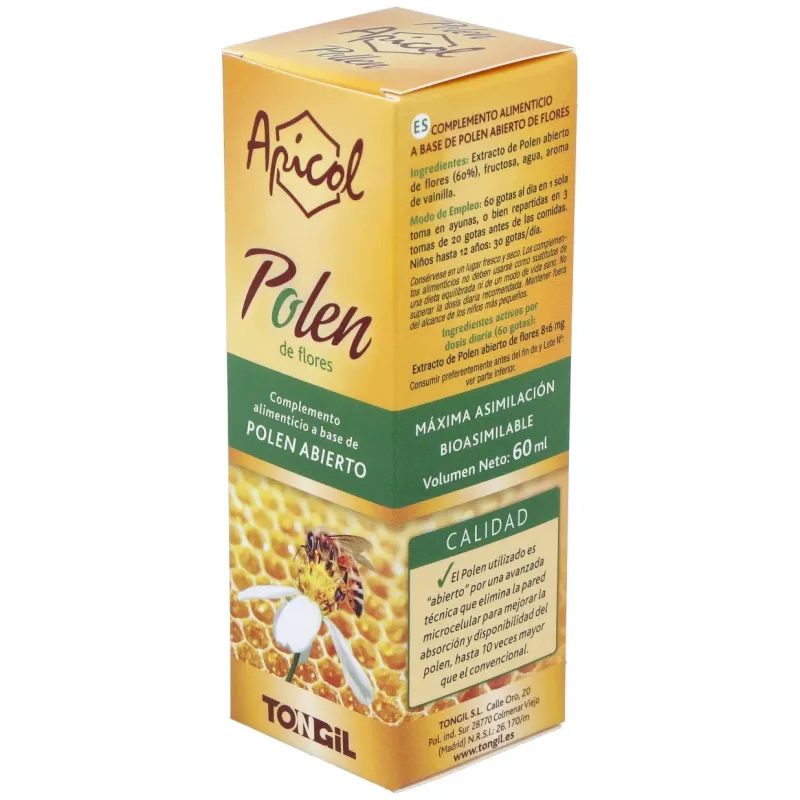 Tongil apicol polen 60ml | Farmacia Barata