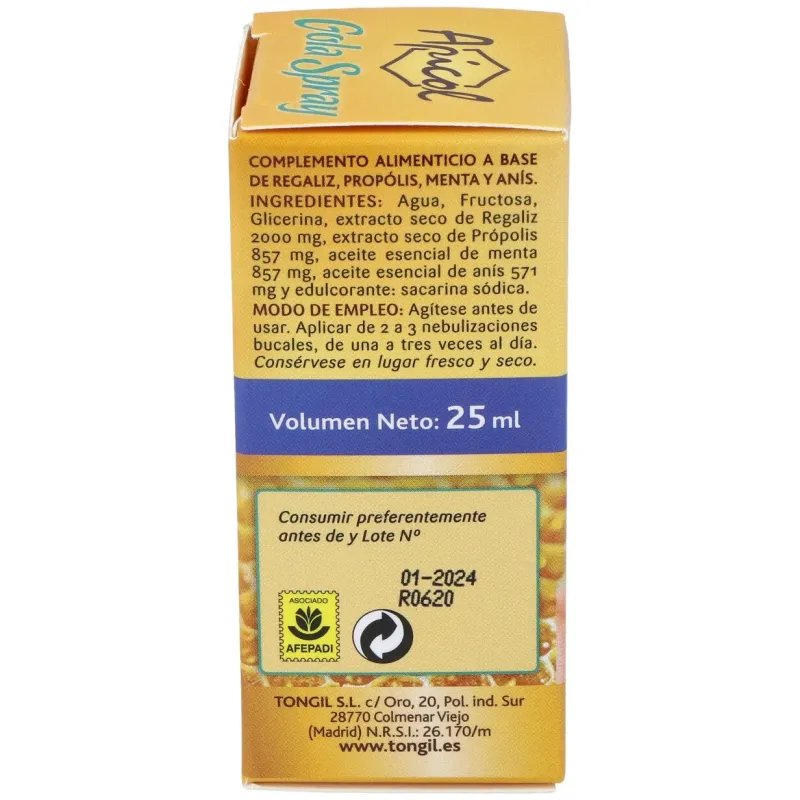 Tongil apicol gola spray 25ml | Farmacia Barata Tongil apicol gola spray 25ml | Farmacia Barata