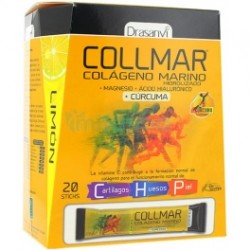 Collmar Magnesio Cúrcuma Limón, 20 Sticks.